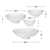 Uttermost Lucky Coins White Metal Wall Bowls Set/4