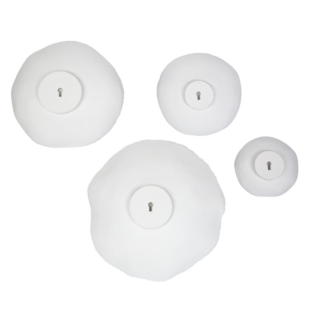 Uttermost Lucky Coins White Metal Wall Bowls Set/4 UT-04362