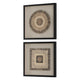 Uttermost Intertwine Knit Paper Shadow Box Set/2 UT-04367