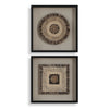 Uttermost Intertwine Knit Paper Shadow Box Set/2
