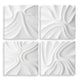 Uttermost Snowdrift Sculpted White Wall Decor Set/4 UT-04368