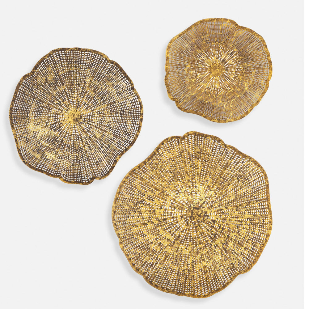 Radiance Wall Decor (Set of 3)-23 Inches Tall and 23.5 Inches Wide Uttermost 04370