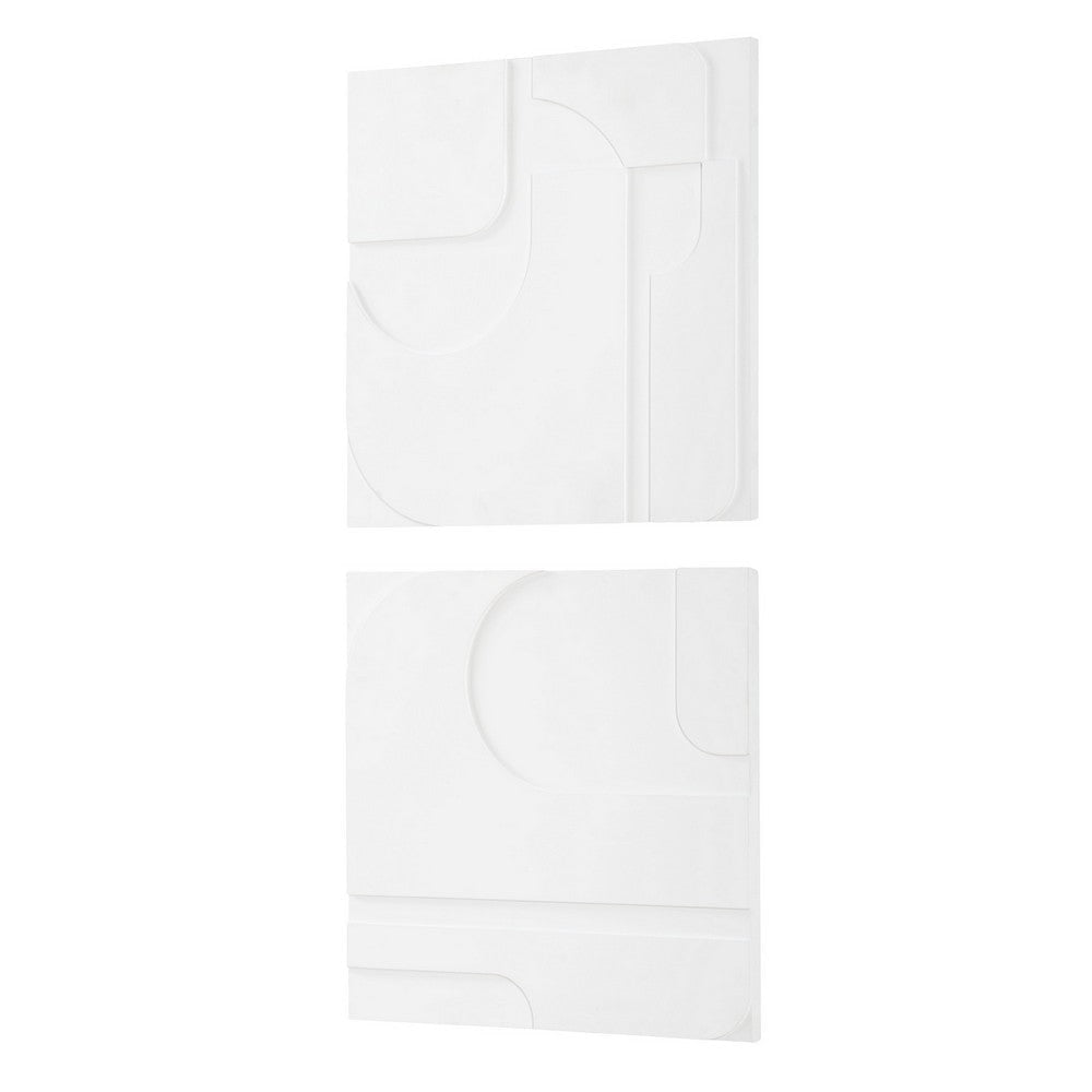 Contours Wood Wall Decor (Set of 2)-24 Inches Tall and 24 Inches Wide Uttermost 04373 UT-04373
