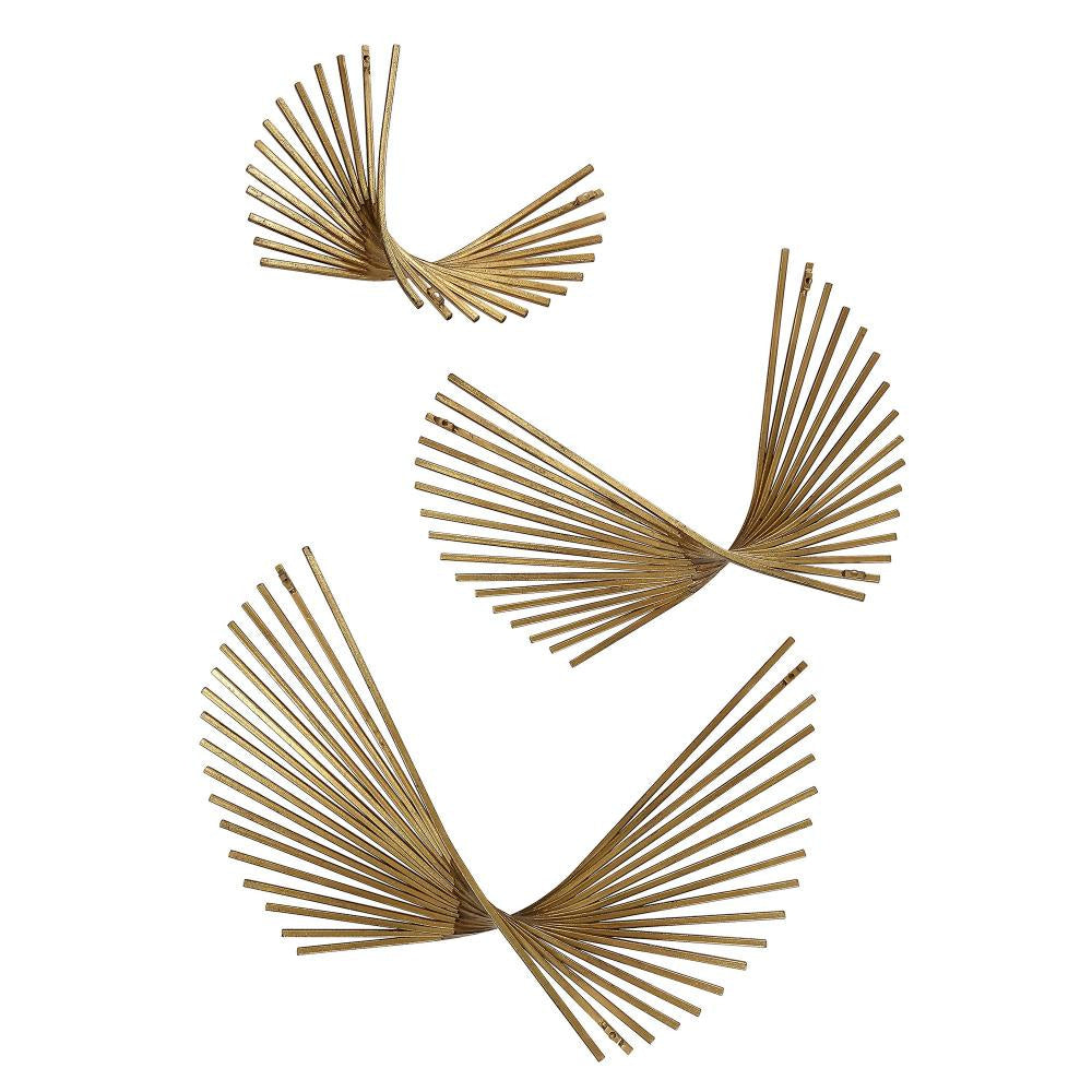 Coreograph Wall Decor (Set of 3)-16.38 Inches Tall and 24 Inches Wide Uttermost 04375 UT-04375