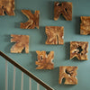 Uttermost 04379 Talia 16’’ x 16’’ Frameless Decorative Panels - Set of 9 - Brown UT-04379