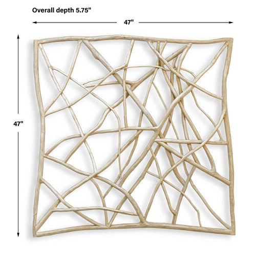 Uttermost Tangled Up Outdoor Teak Wall Decor