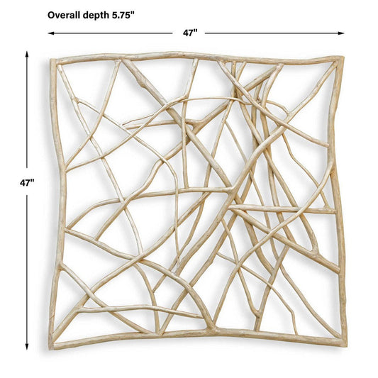 Uttermost Tangled Up Outdoor Teak Wall Decor