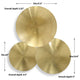 Uttermost Cymbalic Round Brass Wall Art Set/3 UT-04388