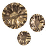 Uttermost Peonia Outdoor Gold Wall Art Set/3
