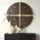Uttermost 06465 Walnut Elegance - Wall Clock-38 Inches Tall and 38 Inches Wide UT-06465