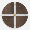 Uttermost 06465 Walnut Elegance - Wall Clock-38 Inches Tall and 38 Inches Wide