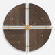 Uttermost 06465 Walnut Elegance - Wall Clock-38 Inches Tall and 38 Inches Wide