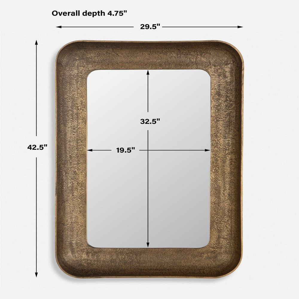 Uttermost Alvaro Antique Brass Mirror UT-07087
