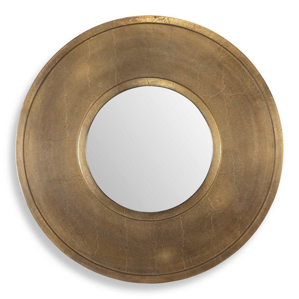 Uttermost Axel Round Brass Mirror UT-07088