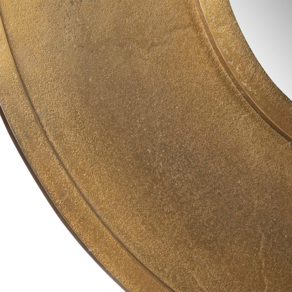 Uttermost Axel Round Brass Mirror UT-07088
