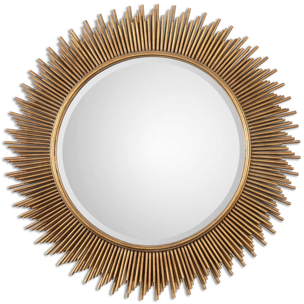 Uttermost Marlo Round Gold Mirror By Casagear Home