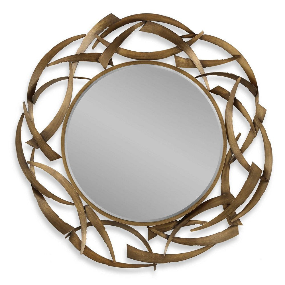Uttermost Cutting Edge Bronze Round Mirror UT-08181