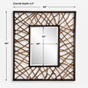 Uttermost Teak Maze Rectangle Mirror UT-08184