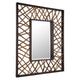 Uttermost Teak Maze Rectangle Mirror