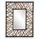 Uttermost Teak Maze Rectangle Mirror UT-08184