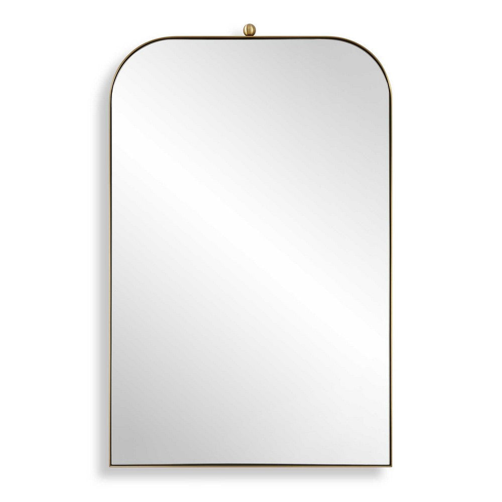 Uttermost Cassidy Brass Arch Mirror