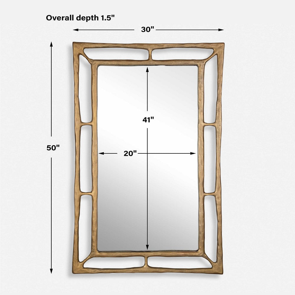 Uttermost Felix Brass Rectangle Mirror UT-08186