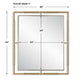 Uttermost It’s All Connected Rectangle Brass Mirror UT-08188
