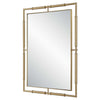 Uttermost It’s All Connected Rectangle Brass Mirror UT-08188