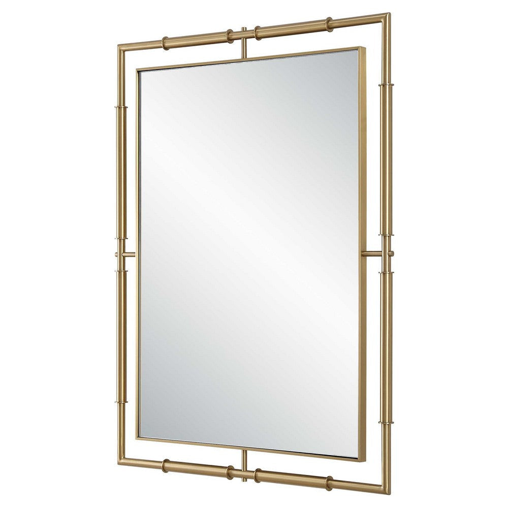 Uttermost It’s All Connected Rectangle Brass Mirror UT-08188