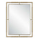 Uttermost It's All Connected Rectangle Brass Mirror