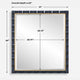 Uttermost Gulf Navy Blue Mirror UT-08207
