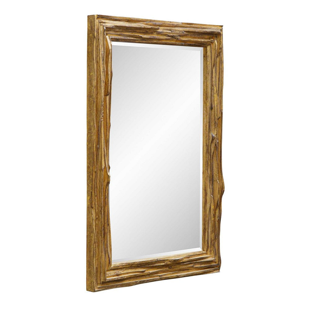 Uttermost Overlap Teak Wood Mirror UT-08213