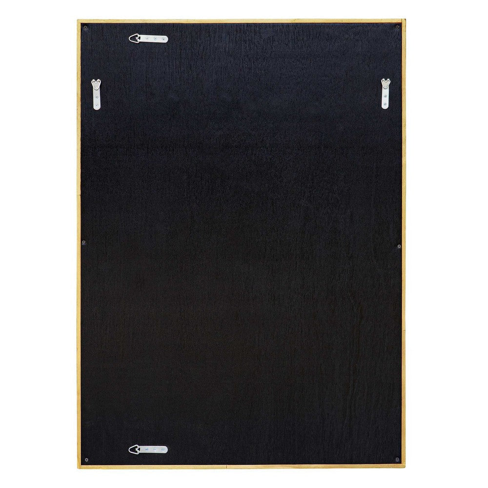 Uttermost Overlap Teak Wood Mirror