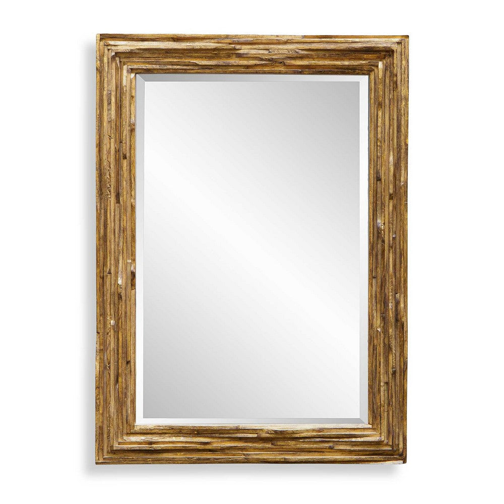 Uttermost Overlap Teak Wood Mirror UT-08213