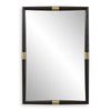Uttermost Larkin Dark Wood & Brass Mirror UT-08217