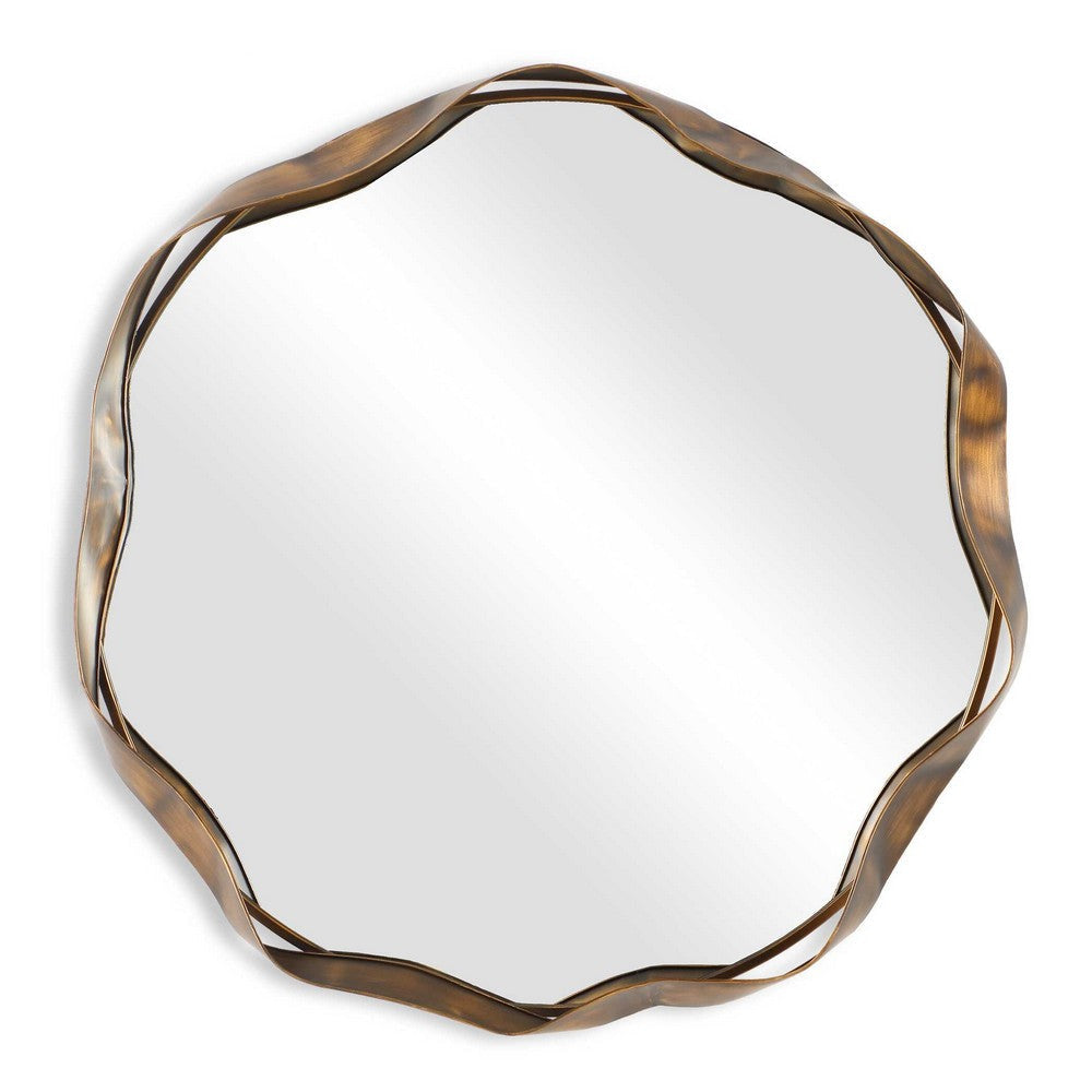 Uttermost Catch The Wave Round Mirror UT-08225