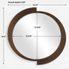 Uttermost Reverse Round Mirror