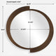 Uttermost Reverse Round Mirror