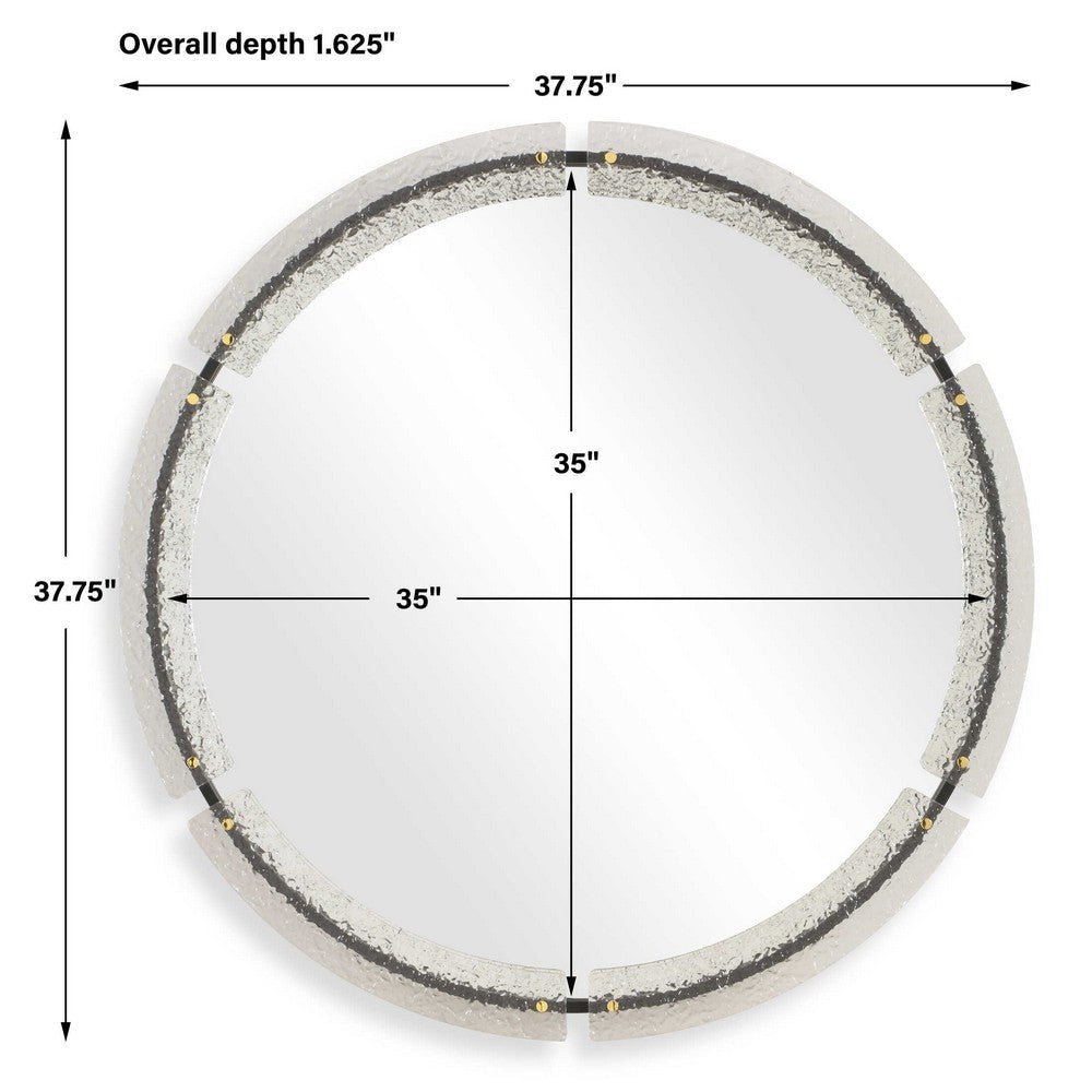 Uttermost Crystalline Round Mirror UT-08228