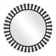Uttermost Aziel Round Black Mirror