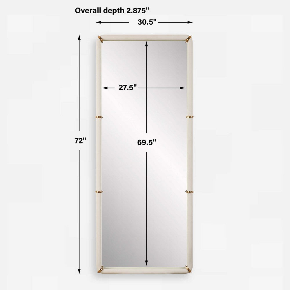 Uttermost Cyprus White Dressing Mirror UT-08242