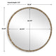 Uttermost Odeon Shell Inlay Round Mirror UT-08246