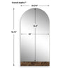 Uttermost Hanover Marble Arch Mirror