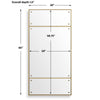 Uttermost Wrenton Brass Rectangular Mirror UT-08252
