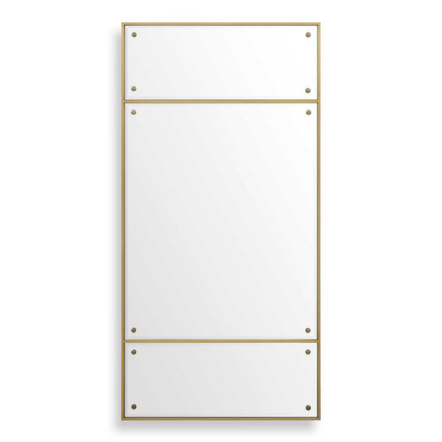 Uttermost Wrenton Brass Rectangular Mirror
