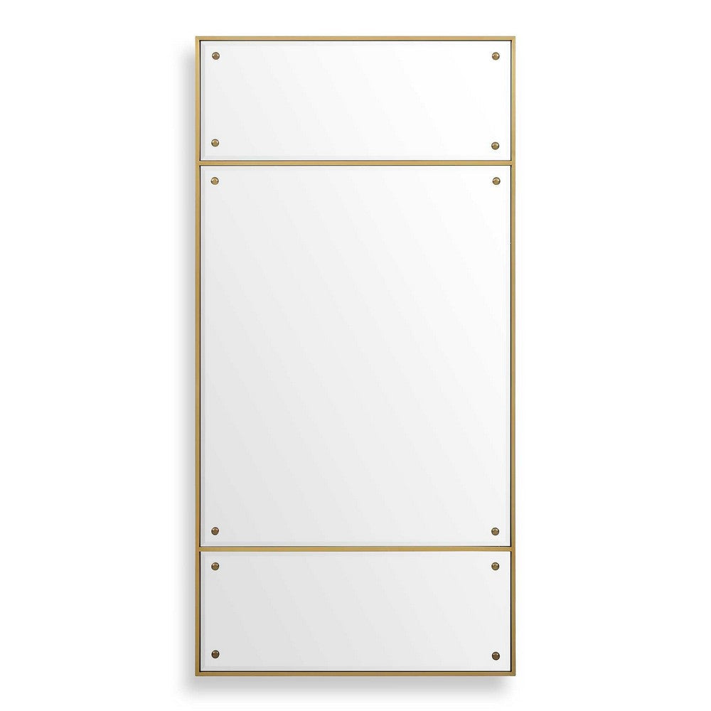Uttermost Wrenton Brass Rectangular Mirror