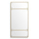 Uttermost Wrenton Brass Rectangular Mirror