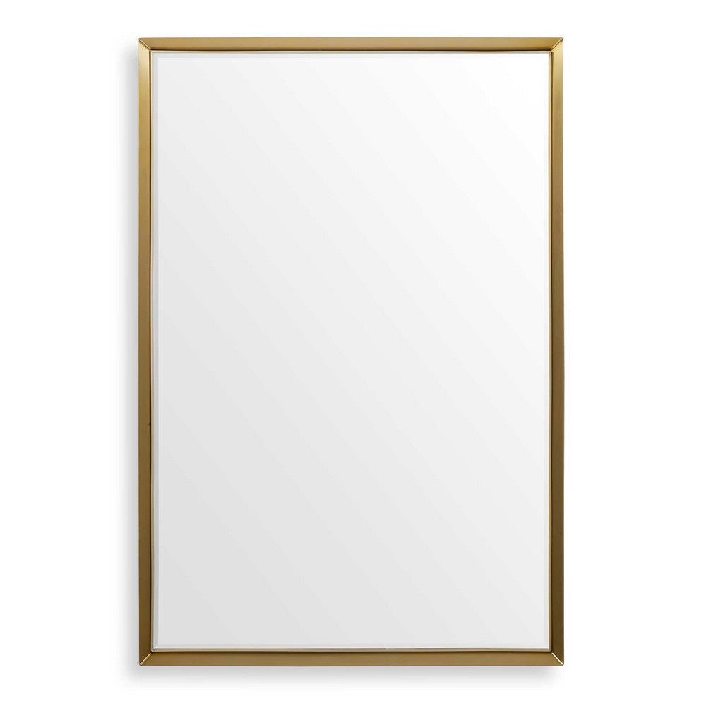 Uttermost Heisler Brass Mirror