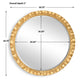 Uttermost Haya Round Gold Mirror