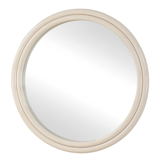 Uttermost Florian Warm White Round Mirror